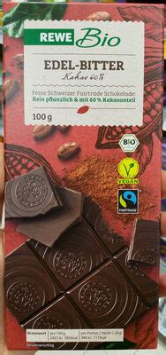 Edel Bitter Kakao 60 REWE Bio 100 G