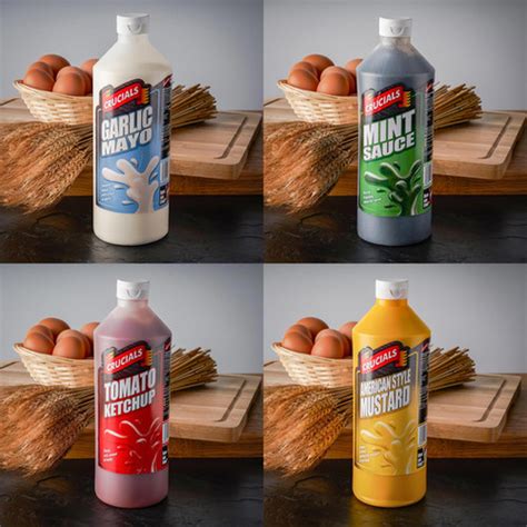 Crucials Sauces 20 Flavours In Two Sizes The Meating Joint