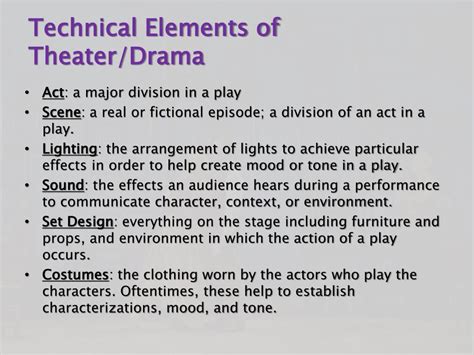 elements  theaterdrama powerpoint