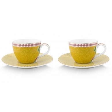 Espressotasse Pip Studio La Majorelle Yellow Ml Er Set Kochexperte