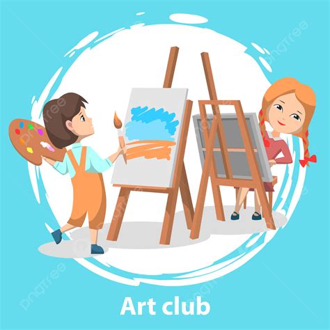 School Pupils Vector Art PNG, School Art Club For Pupils, School ...