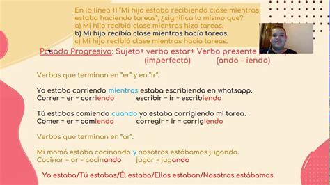 Pasado Imperfecto para hablar de dos acciones simultáneas en el pasado