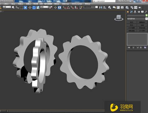 3dmax齿轮怎么制作？齿轮模型制作方法 羽兔网