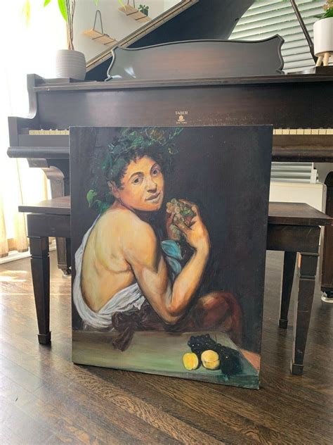 Caravaggio Young Sick Bacchus Copy by Maureen Murphy, from Artist's Estate | #3927405037