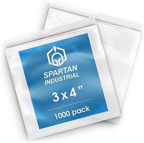 Spartan Industrial X Count Mil Clear Reclosable Zip