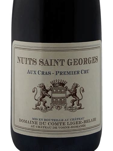 2011 Domaine Du Comte Liger Belair Les Cras Nuits Saint Georges Premier