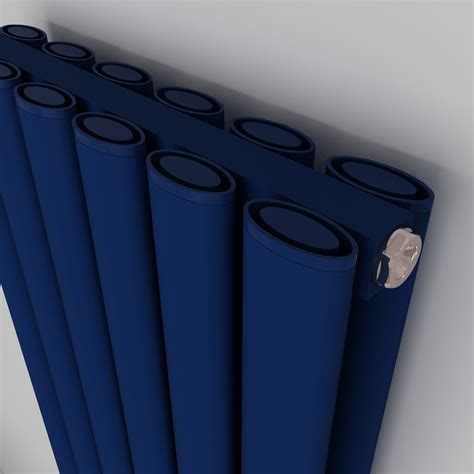 Buy Carisa Tallis Double Horizontal Navy Blue Designer Radiator Poshrads