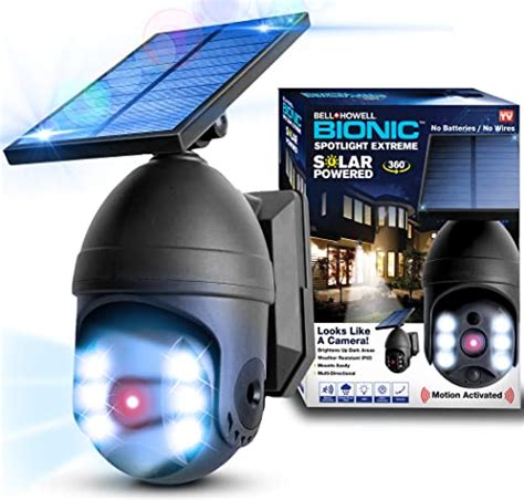 Bell Howell Bionic Spotlight Extreme Solar Powered Outdoor Light