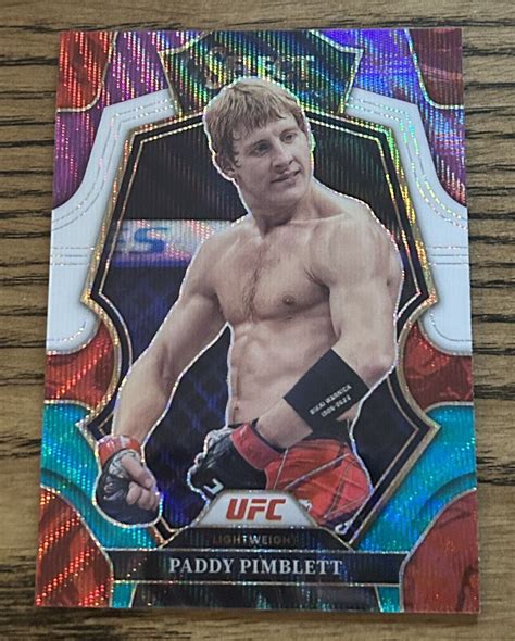 Panini Select Ufc Paddy Pimblett Premier Level Tri Color Ebay