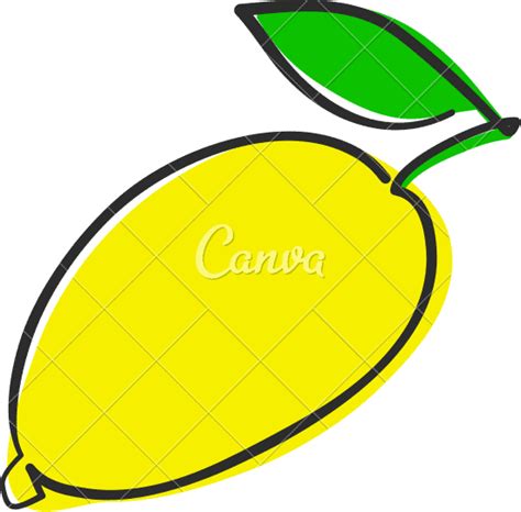 Citrus Lemon Fruit 素材 Canva可画