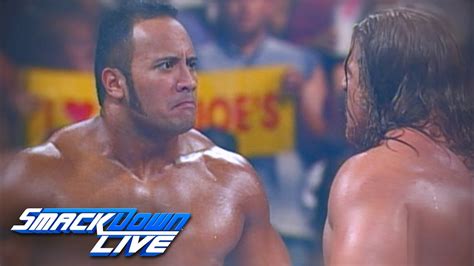 Relive Triple H Vs The Rock In SmackDown S First Main Event SmackDown