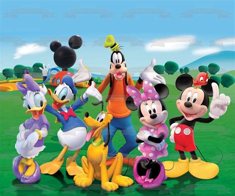 Mickey Mouse Clubhouse Minnie Mouse Goofy Pluto Donald Duck Daisy Duck