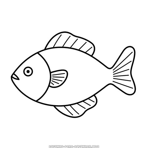Desenho De Peixe Do Mar - 6