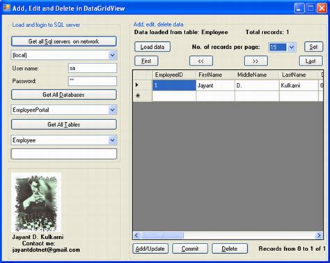 Insert Update Delete Using Data Grid View In Vb Marsblind Hot Sex Picture