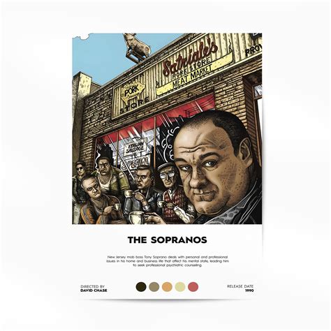 The Sopranos Poster, the Sopranos Wall Art, the Sopranos Home Decor ...