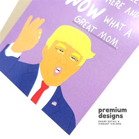 Wholesale Funny Trump Mothers Day Card For Great Mom For Your Store