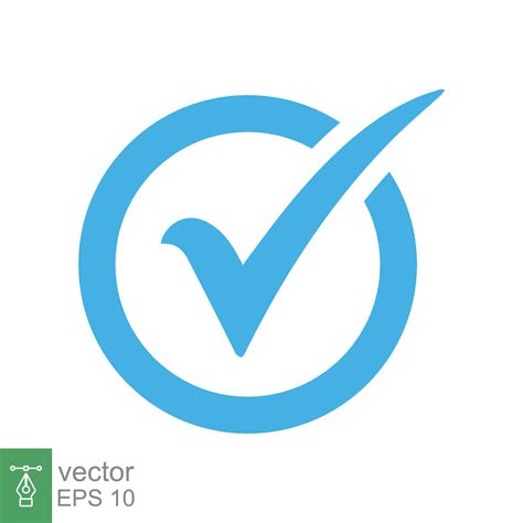 icono de marca de verificación marca de verificación símbolo derecho