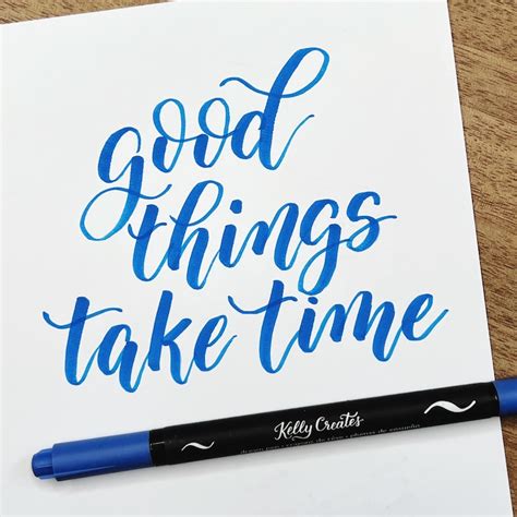 Magic Monday Lets Learn Brush Lettering With A Free Printable Kelly