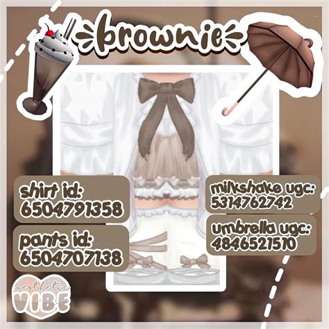 Detailed Brown Pink Kawaii Outfits With Matching Hats And Ugc Items