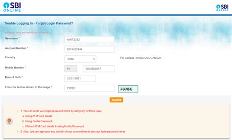 How To Reset Yono Sbi Forgot Username And Password Online