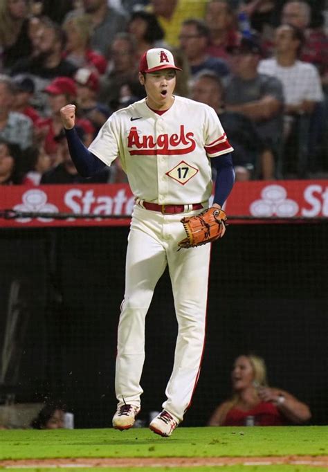 大谷翔平、7回まで無安打無得点投球に 場内「mvp」コール沸く 打っては2安打大リーグデイリースポーツ Online