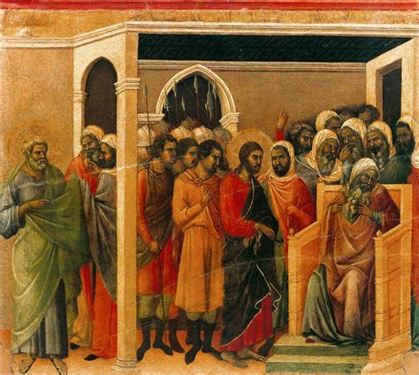 Duccio Di Buoninsegna Christ Before Caiaphas Maest