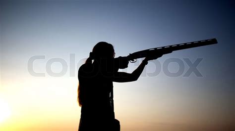 Shooting Shotgun Silhouette