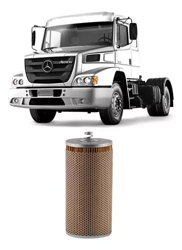 Filtro Óleo Mercedes Benz Atron 1635 Om457 2012 A 2018 Metal MercadoLivre