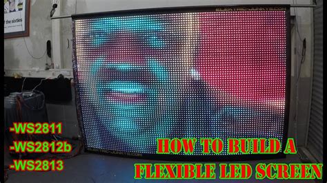 Ws2813 Massive Flexible Led Screen Diy How To Build An Led Screen T300k