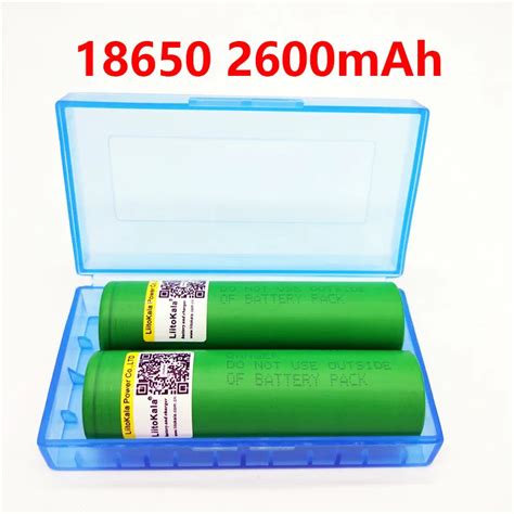 2PCS Lot New 100 Original LiitoKala 3 6V 18650 US18650VTC5 2600mAh