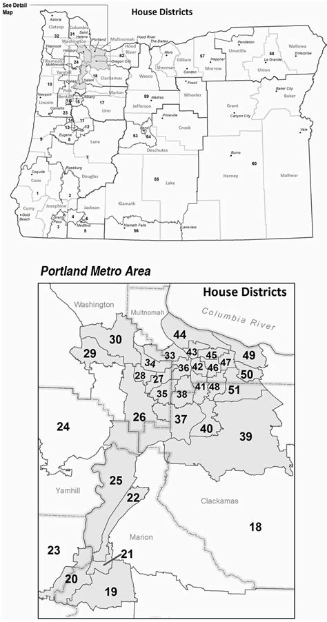 Oregon Congressional Districts Map - secretmuseum