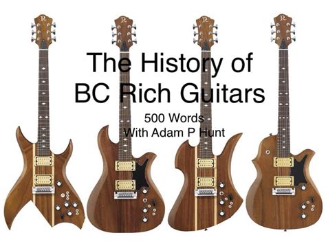 History Of BC Rich Guitars - Axe Designs That Shaped History