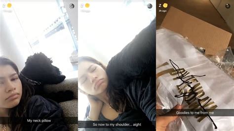 Zendaya Snapchat Story Videos December 19th 2016 YouTube