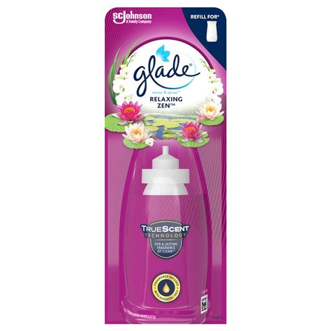 Glade Sense Spray Refill Relaxing Zen Ml Branded Household The