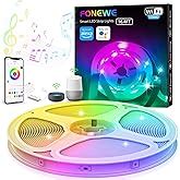 Amazon FONEWE Smart WiFi LED Lights For Bedroom 50FT Music Sync