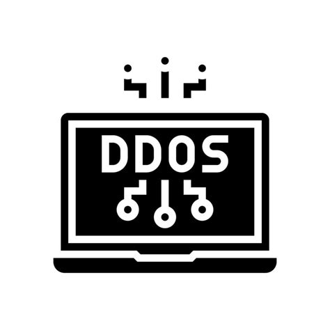 ddos attack glyph icon vector illustration 18778446 Vector Art at Vecteezy