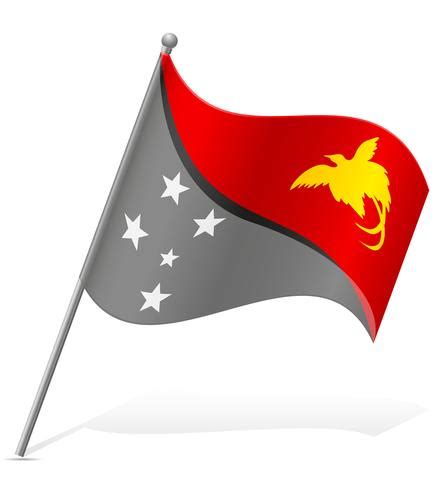 flag of Papua New Guinea vector illustration 516667 Vector Art at Vecteezy