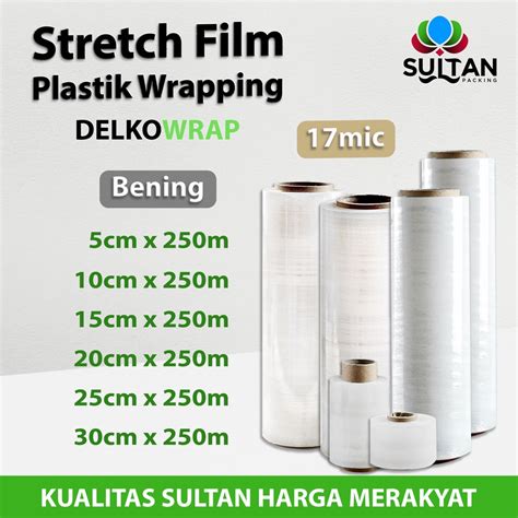 Jual Plastik Wrapping Stretch Film 250m DELKOWRAP WRAPPING BENING