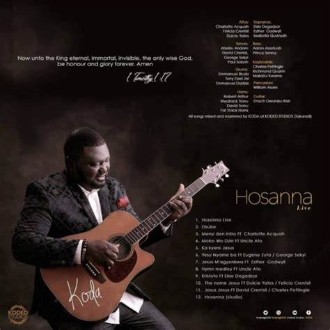 Koda Releases ‘hosanna Live Album Ghana Gospel Songs 2018