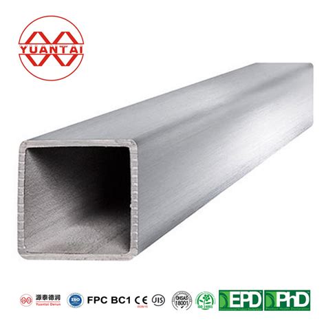 Hot Galvanized Steel Square Rectangular Pipes