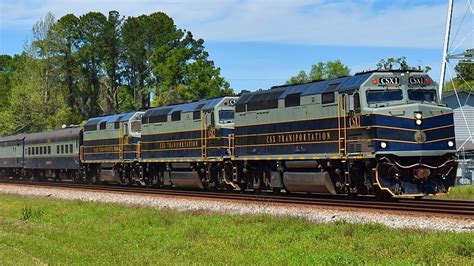 Railfan Shorts P001 28 The CSX Office Car Special Races South