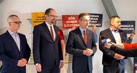 Robert Winnicki Jedynk Konfederacji Korwin Braun Liroy Narodowcy Na