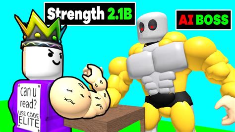 Got TOO STRONG For Arm Wrestling On Roblox Arm Wrestle Simulator YouTube