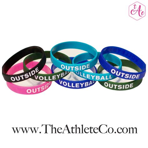 Silicone Volleyball Bracelet Volleyball Gifts Coaching Volleyball