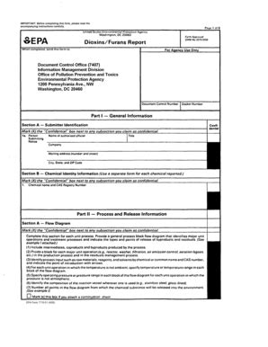 Fillable Online Epa Dioxins Furans Report Form Pdf Environmental