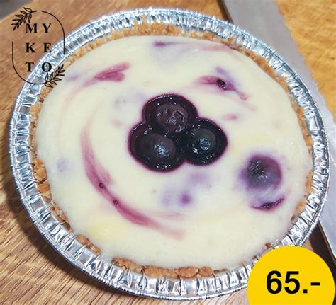 คีโต บลูเบอรี่ชีสทาร์ต Keto Blueberry Cheese Tart Th