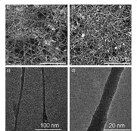 A Low Resolution And B High Resolution SEM Images Of Carbon