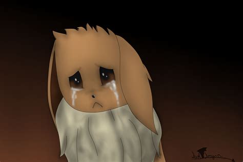 Crying Eevee by MrokDragon on DeviantArt