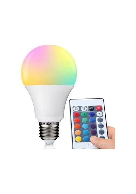 Uzaktan Kumandal Rgb Led Ampul Watt E Tasarruflu Fiyatlar Ve