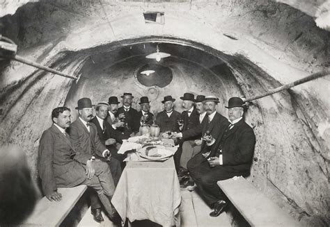 Designers And Sculptors Dining Inside The Equestrian Statue Of King Of